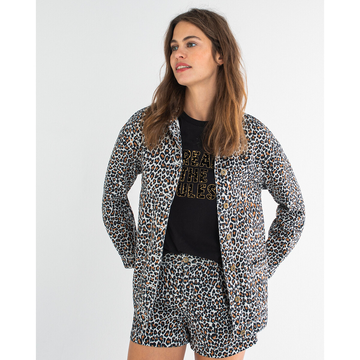 Leopard print clearance jacket cotton on