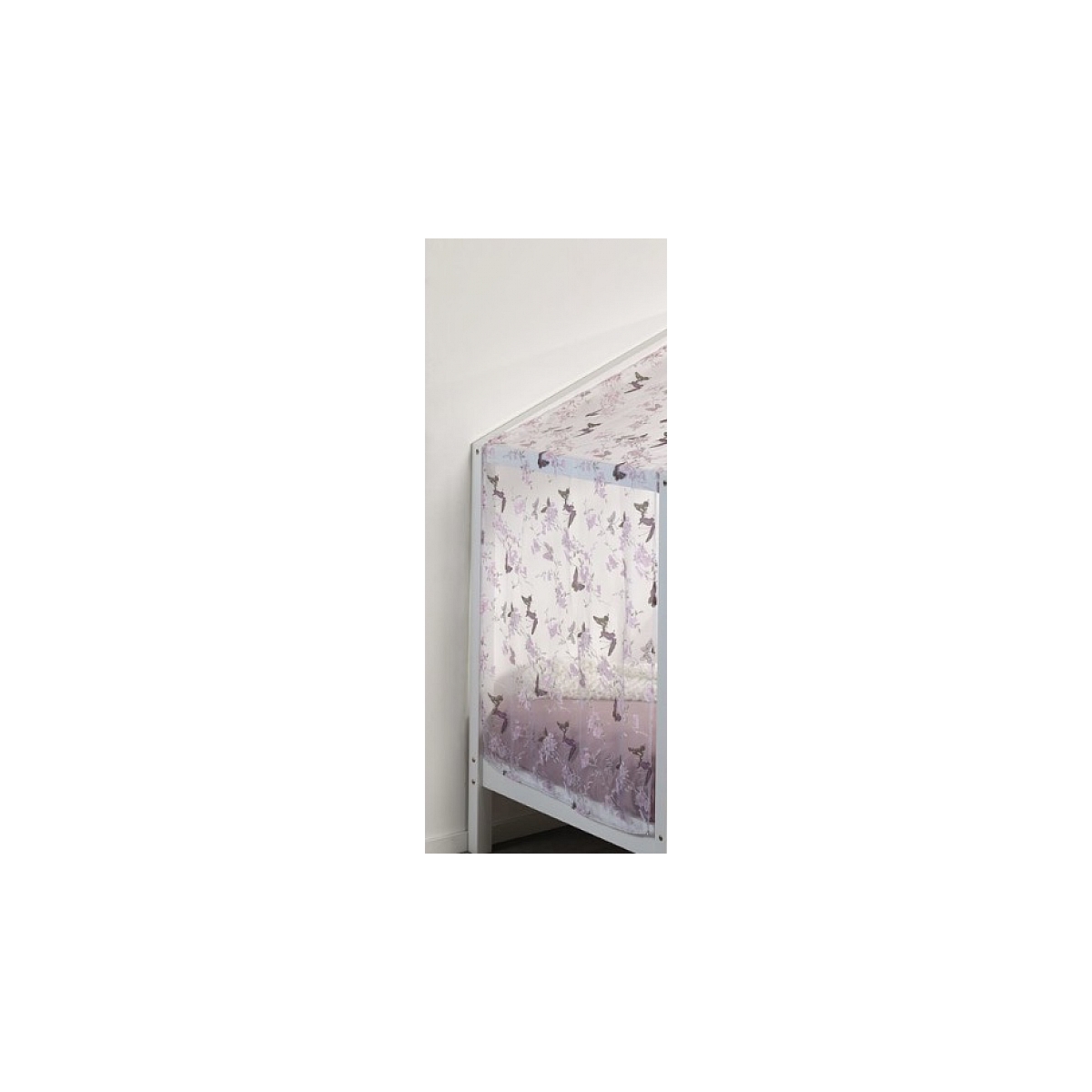 Tente textile Papillon pour lit cabane Dallas, VIPACK