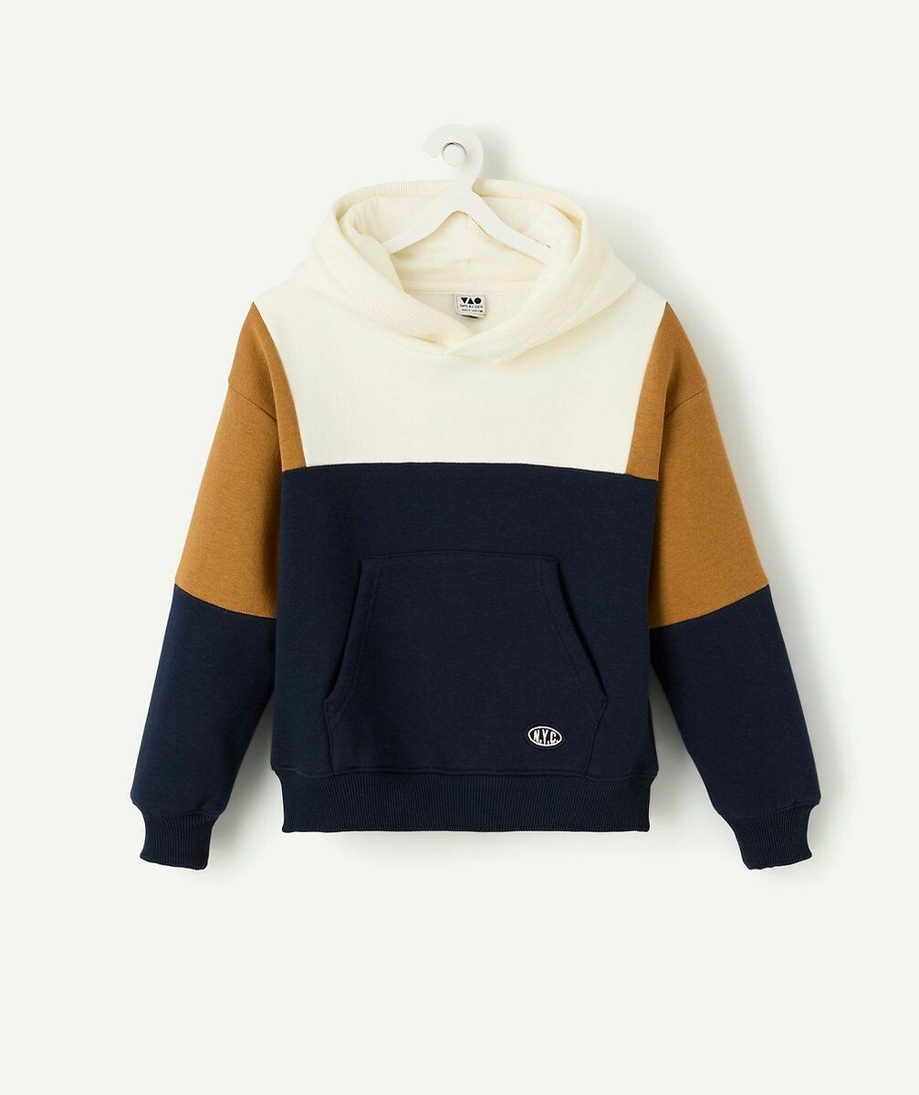 Sweat à capuche colorblock