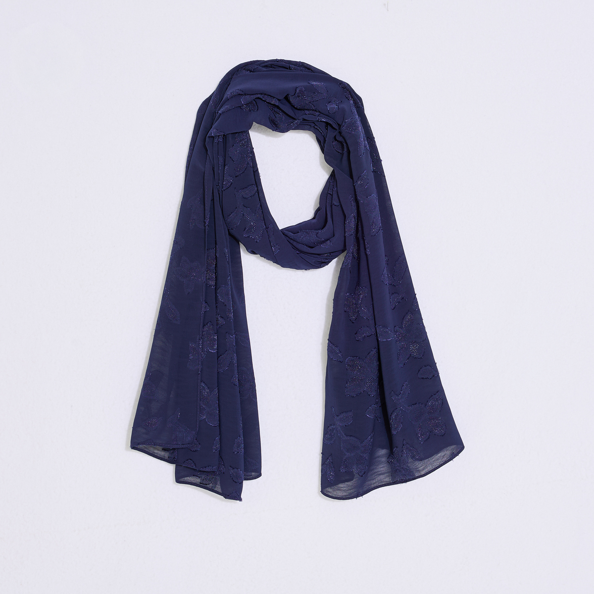 Étole longue broderie floral, GRAIN DE MALICE