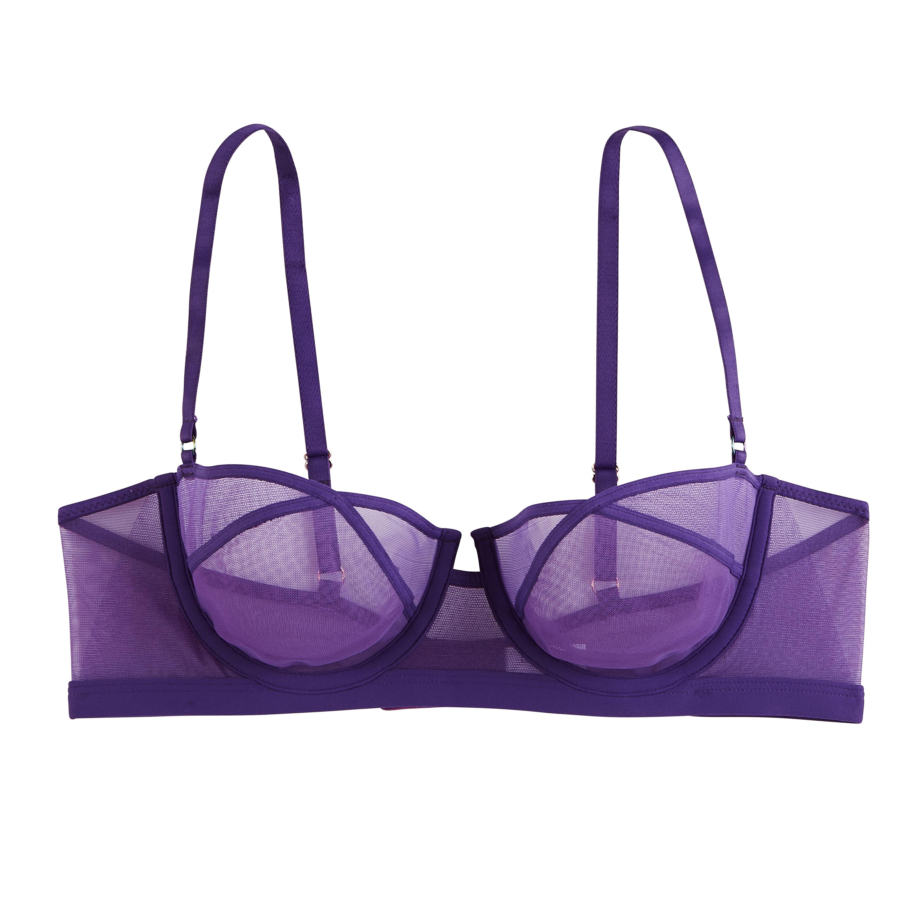 Ensemble Lingerie Jennyfer (soutien-gorge + Shorty) Violet - Taille S, Bonnet C - Occasion Très Bon état