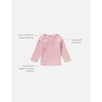 Noppies Chemise Lexington Manches Longues Blouse Bébé Fille - 100% Coton Doux