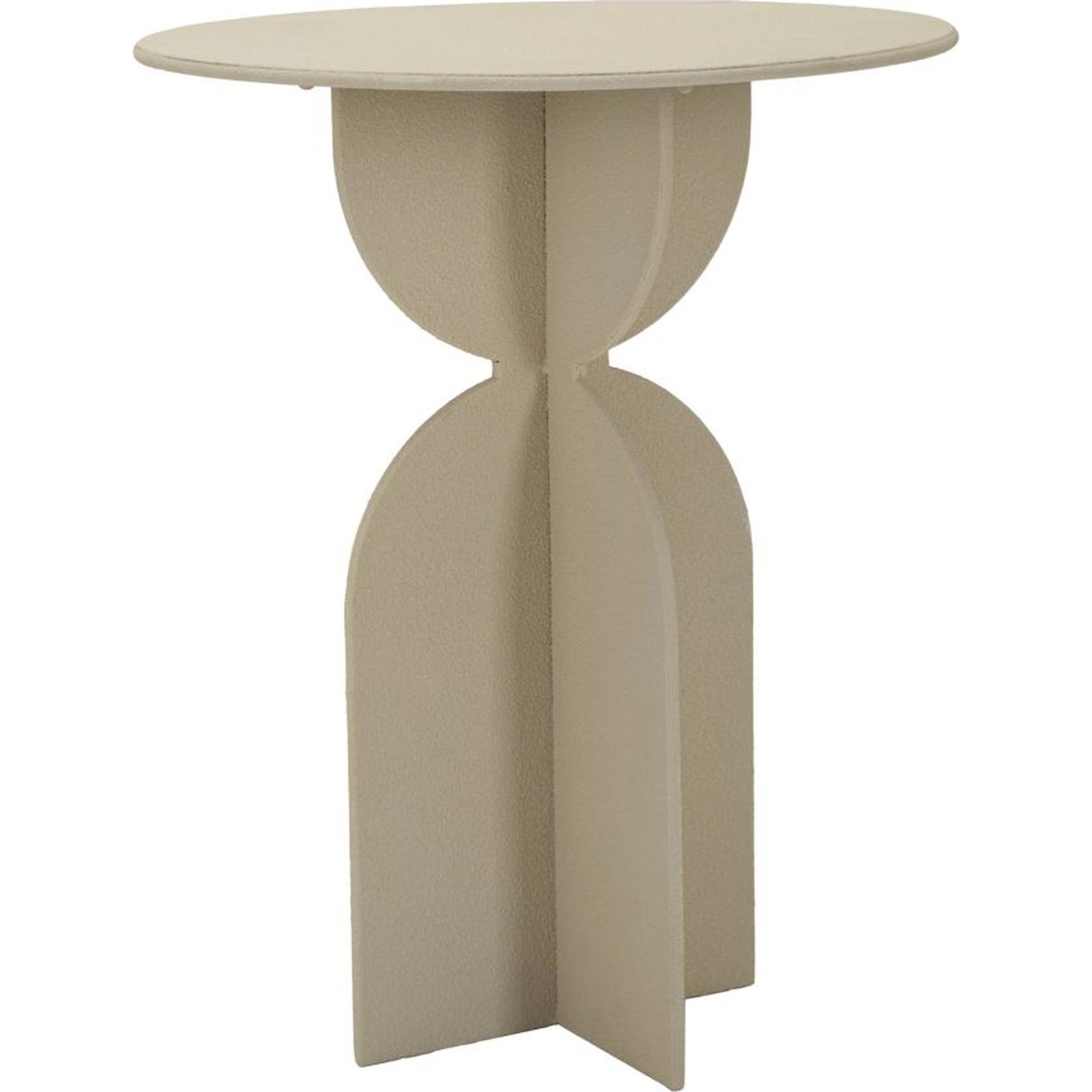 Table d'appoint ronde en fer collection MODERN, RECOLLECTION