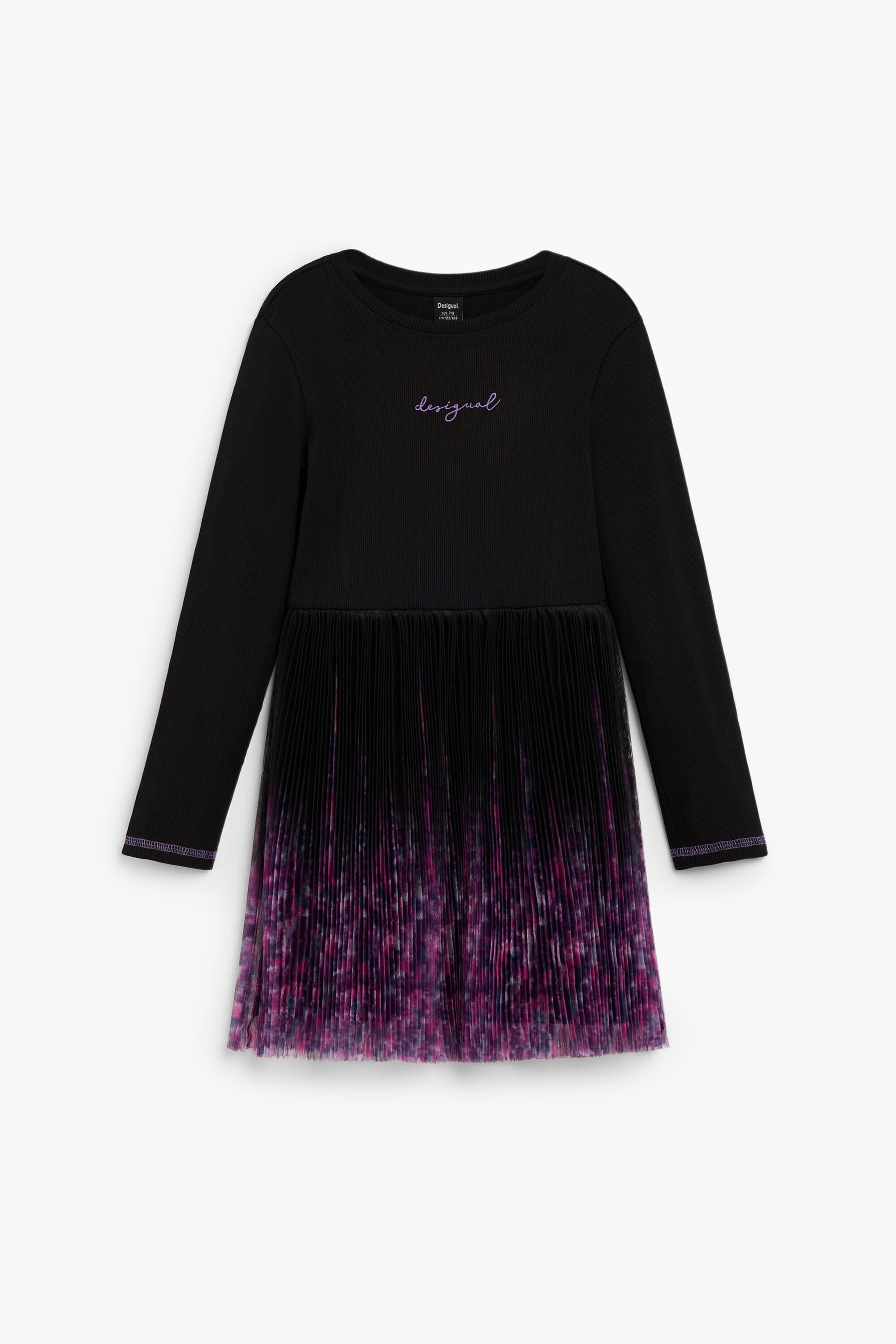 ROBE ASYMÉTRIQUE IMPRIMÉE, DESIGUAL