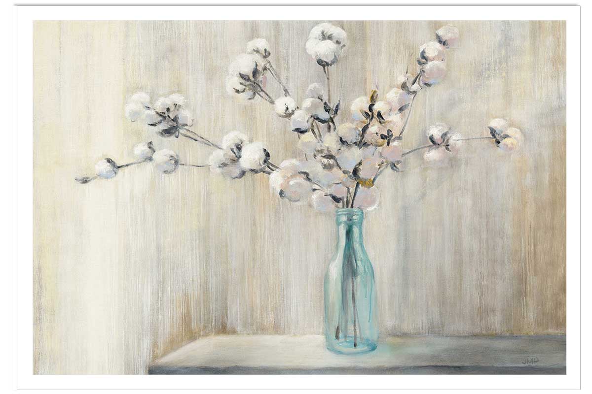 Affiche Bouquet et fleurs de coton, HEXOA