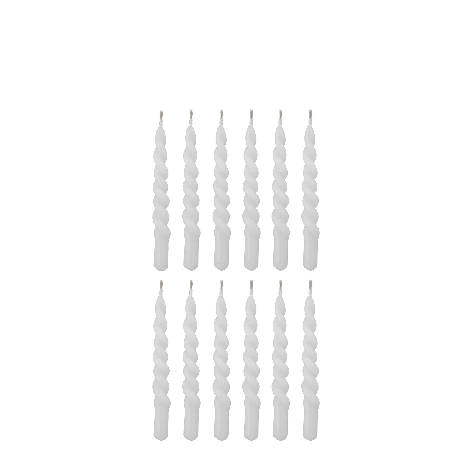 Bougies en paraffine (Pack de 12) TWIST, BLOOMINGVILLE