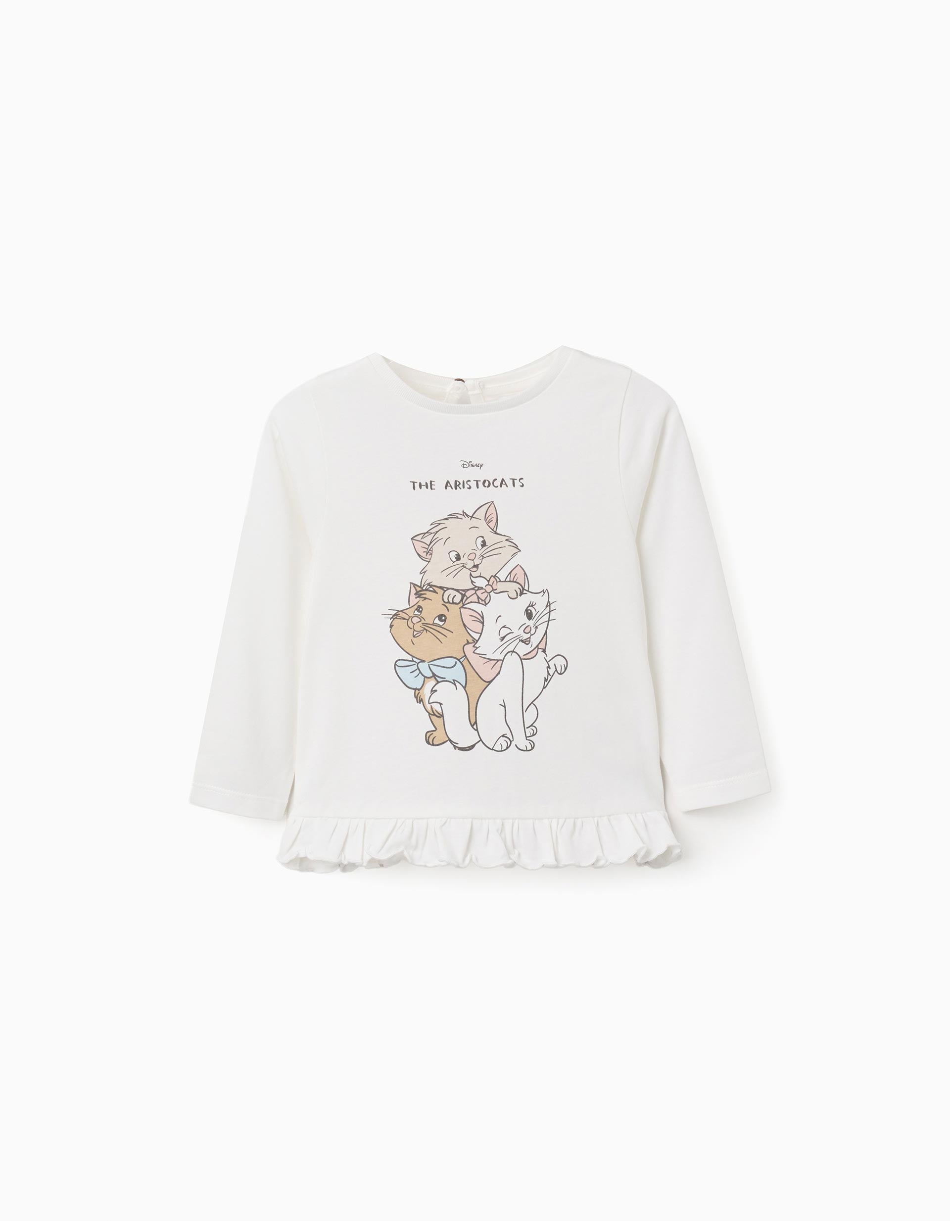 T-shirt en coton à manches longues avec Les Aristochats, ZIPPY