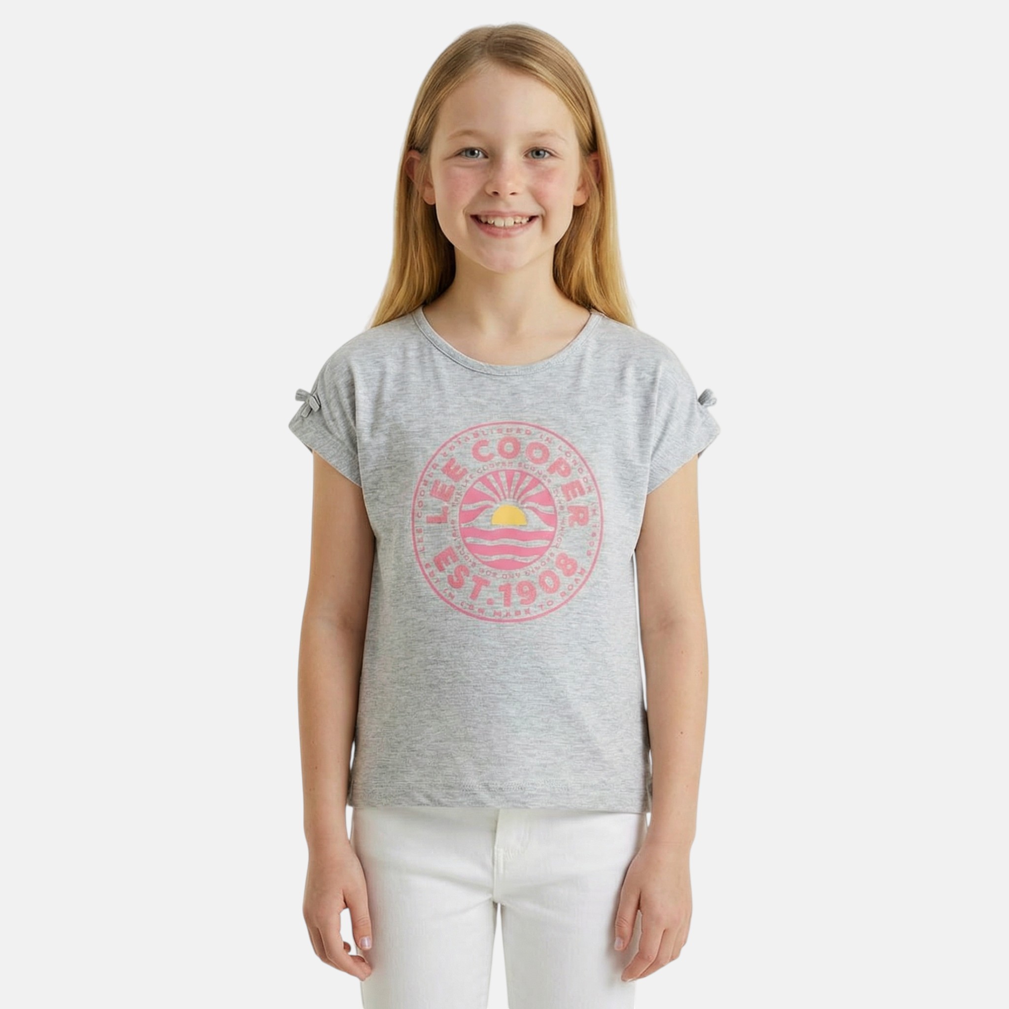 T-shirt manches courtes imprimé, col rond FLORA, LEE COOPER