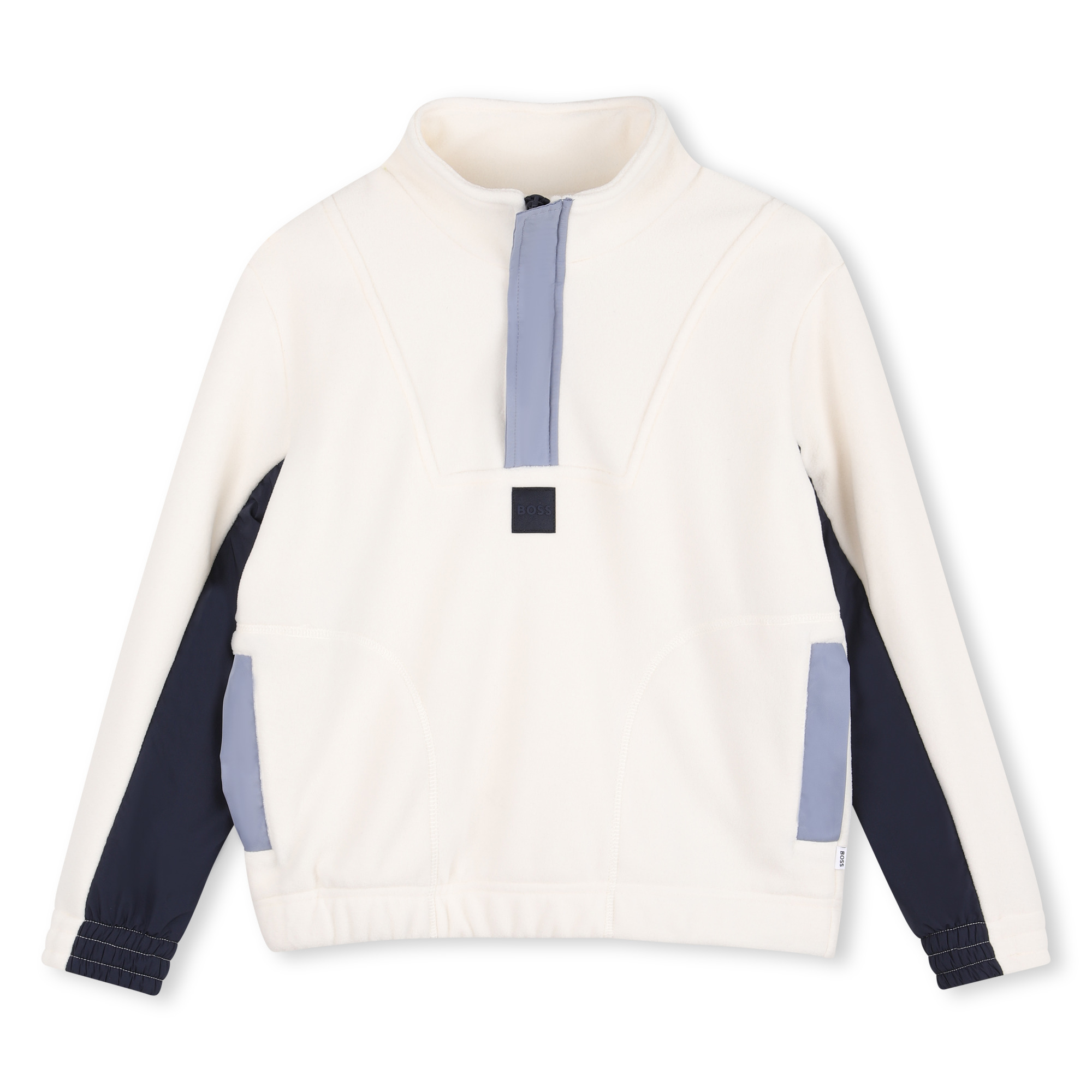 Sweat-shirt demi zip, BOSS KIDSWEAR