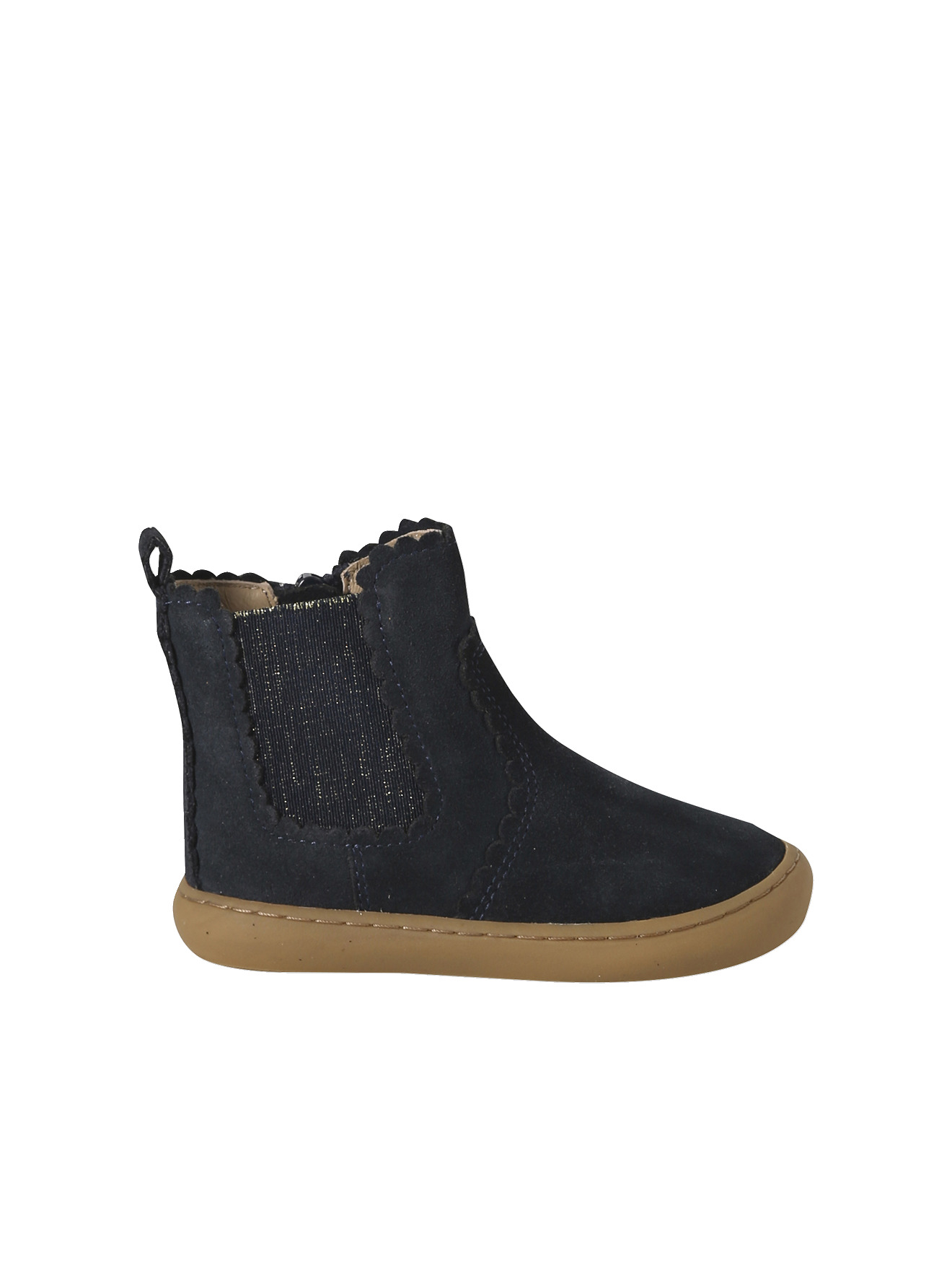 Boots cuir zippées, VERTBAUDET