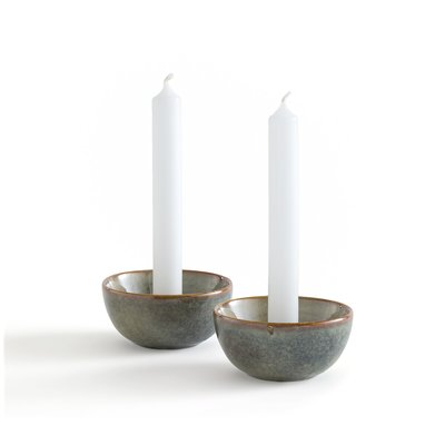 Set of 2 Nelina Ceramic Candle Holders LA REDOUTE INTERIEURS