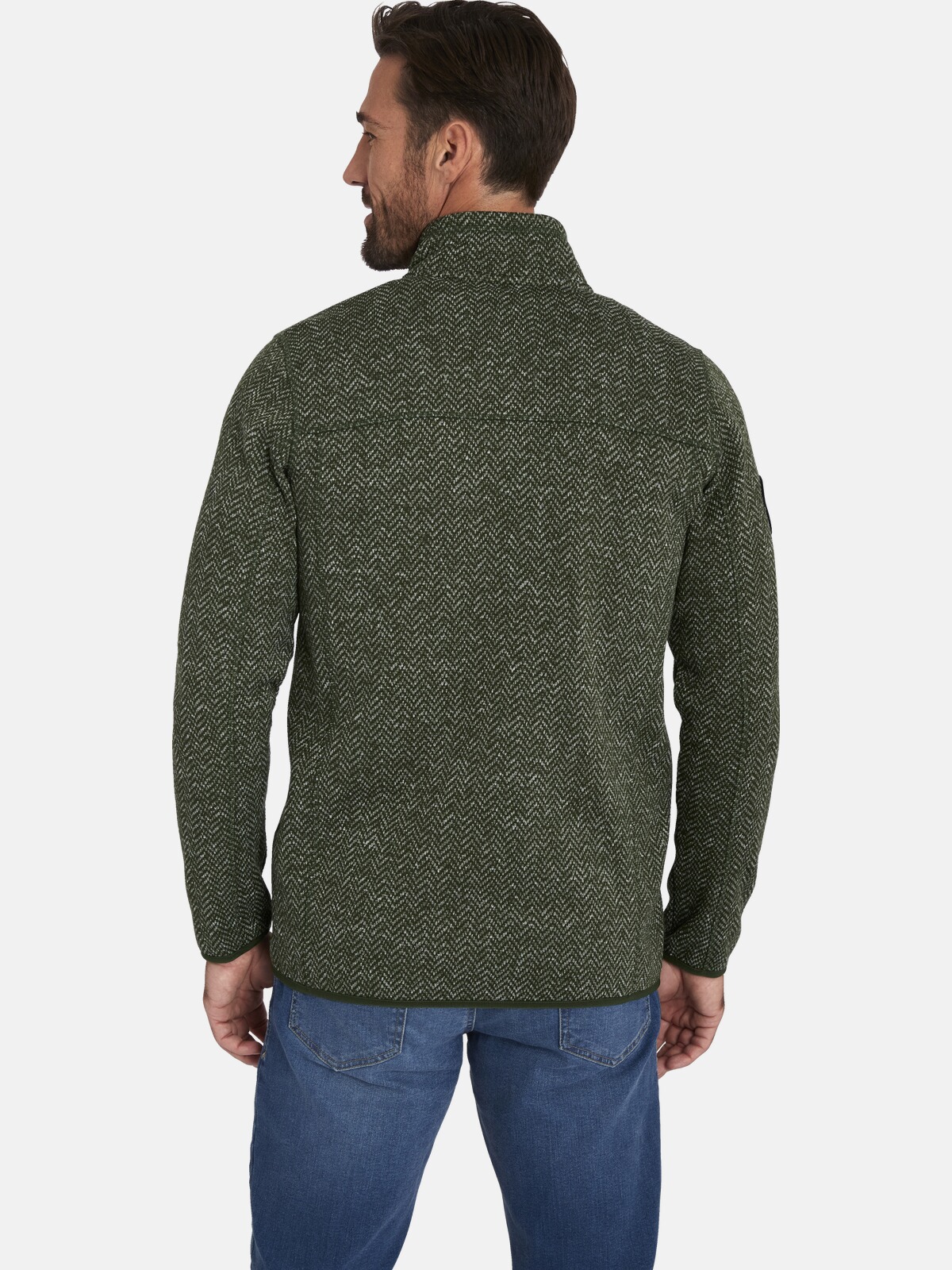 Jan Vanderstorm Veste Polaire Homme Grande Taille Kolmund - Confort Doux Et Respirant Pour Ventre Prominent