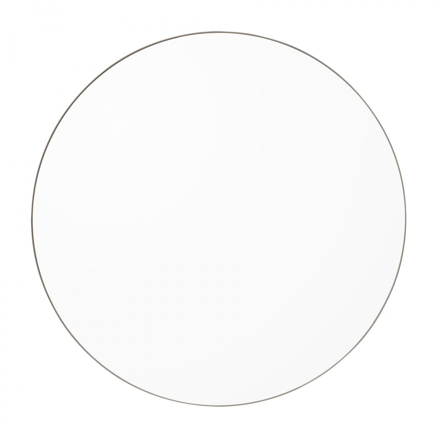 Miroir Mural Circum Clear et Bord Gris Taupe Medium Rond Diam 90 cm, AYTM