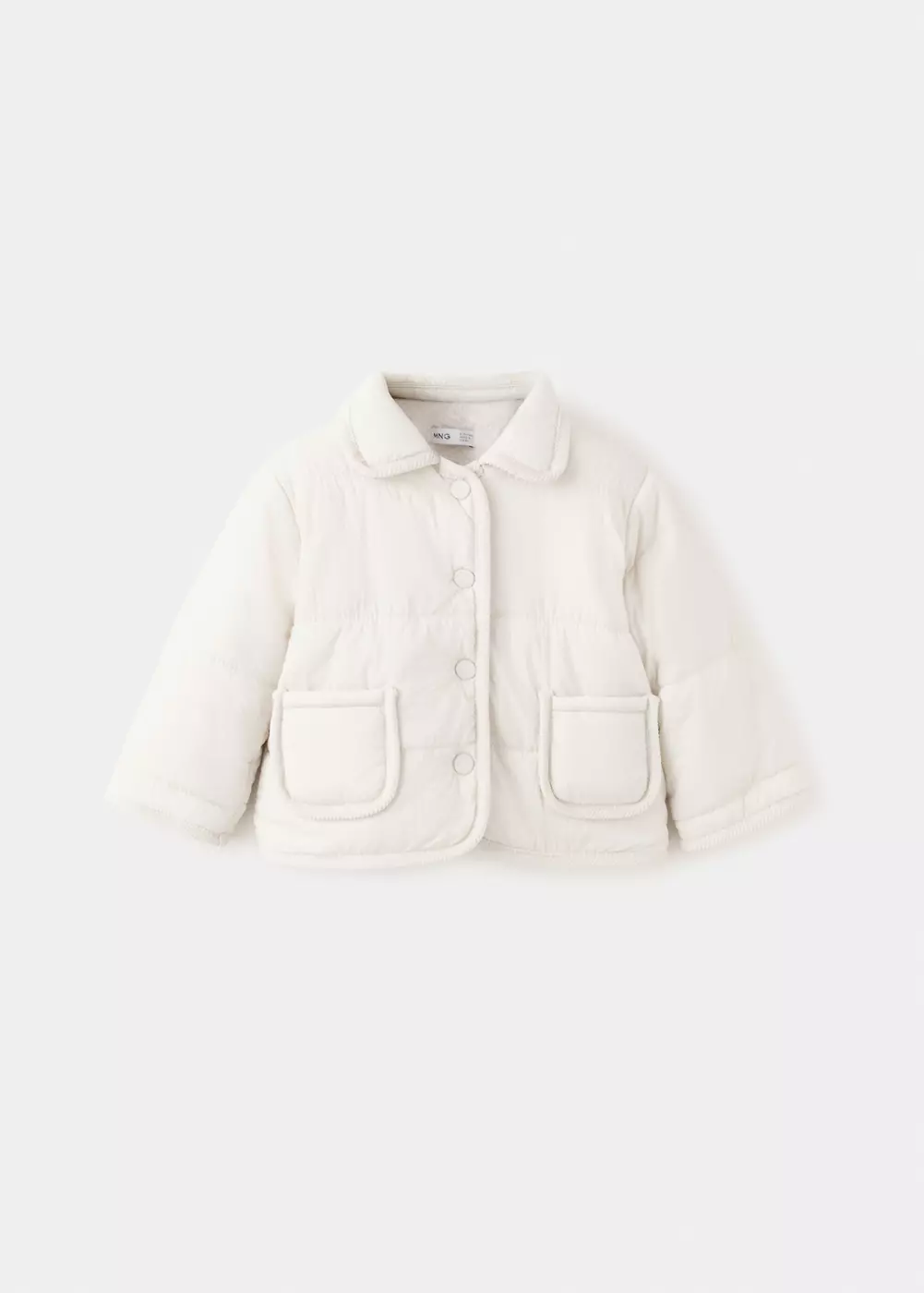 Anorak matelassé à poches, MANGO BABY