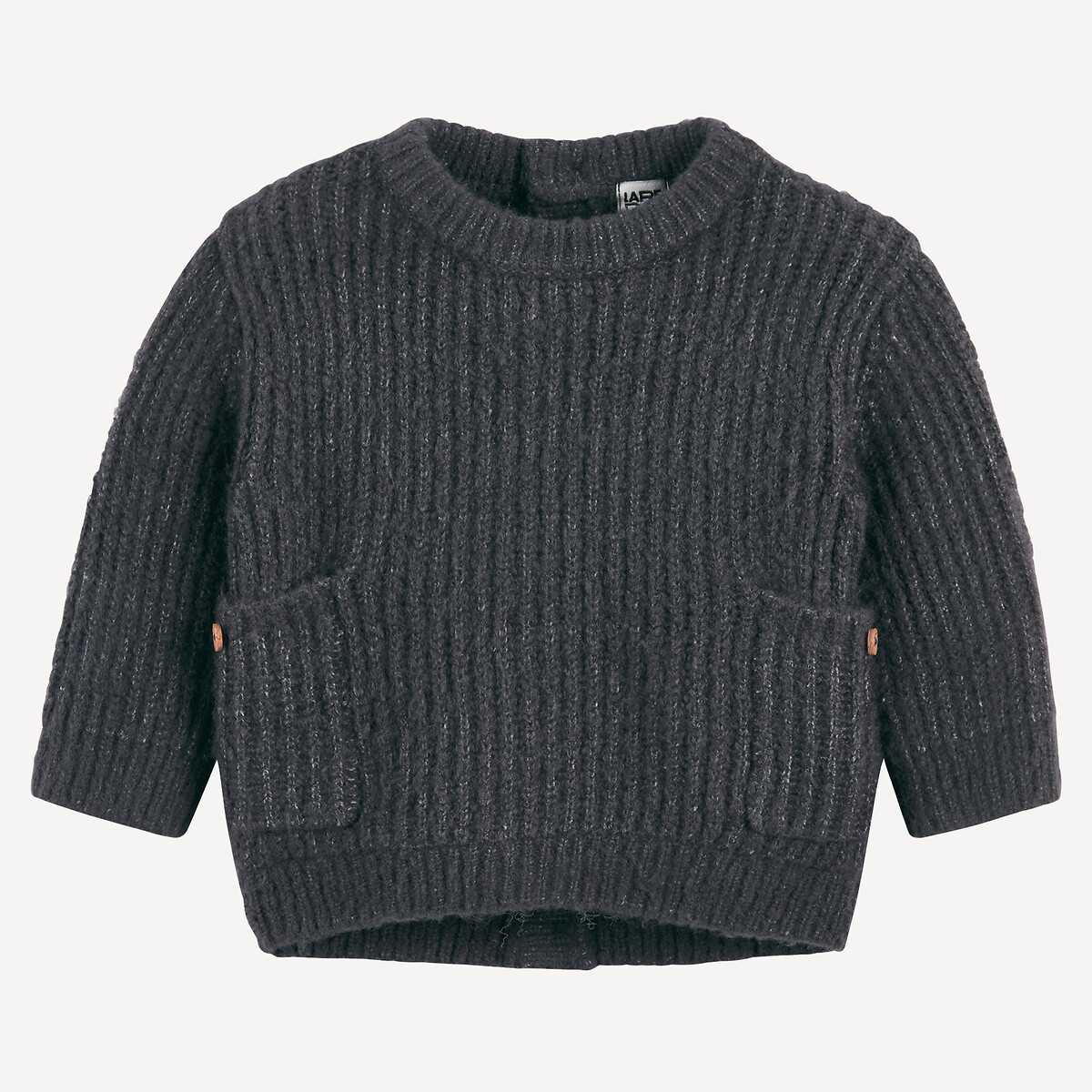 Pull col rond en grosse maille, LA REDOUTE COLLECTIONS