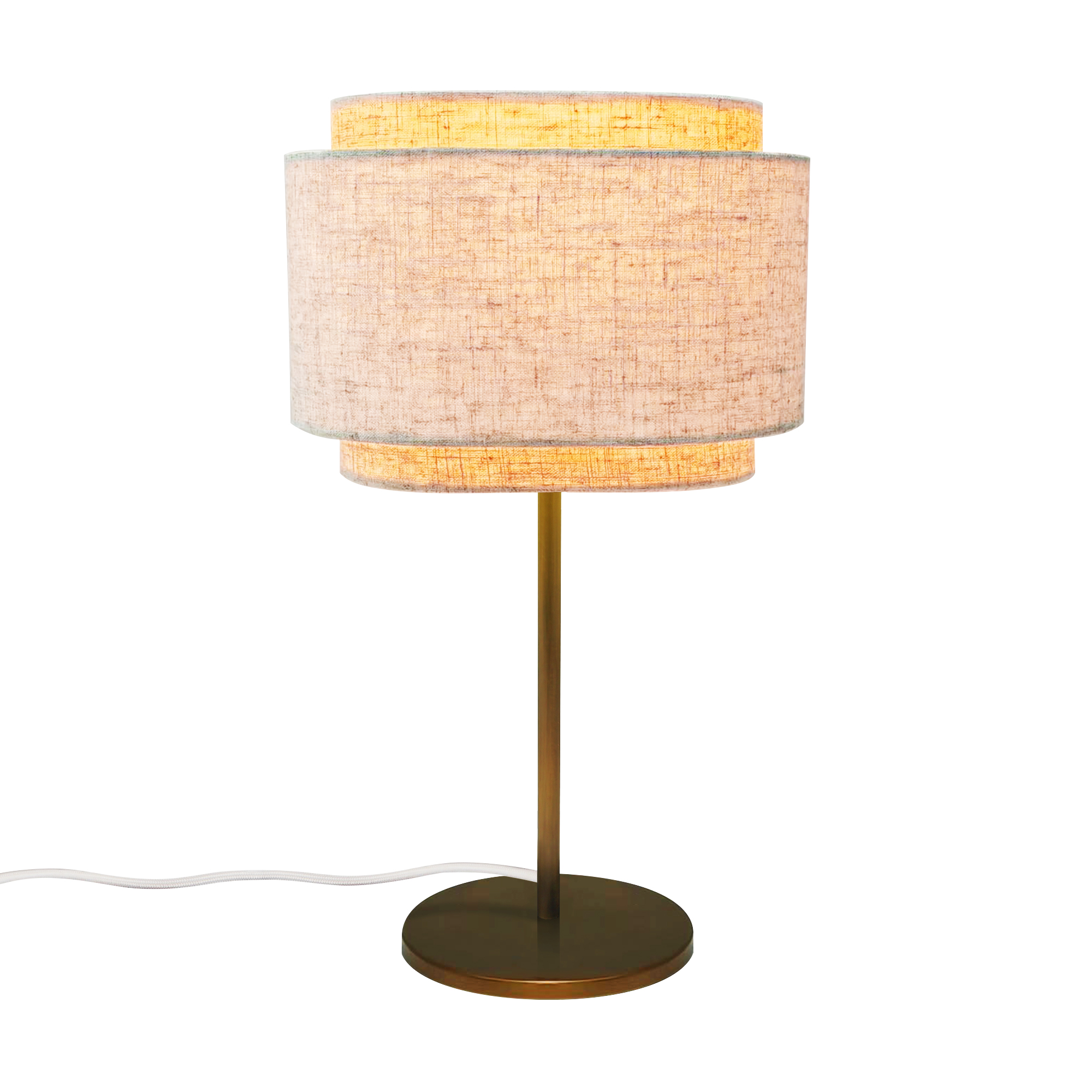Lampe à poser déco en textile et métal, TAKAI, DESIGN FOR THE PEOPLE