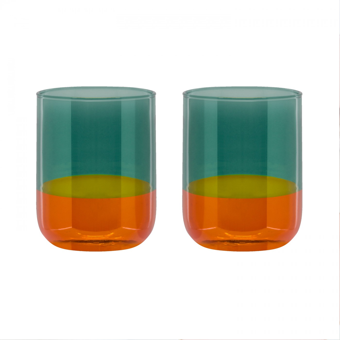 Verre Bicolore lot de 2, REMEMBER