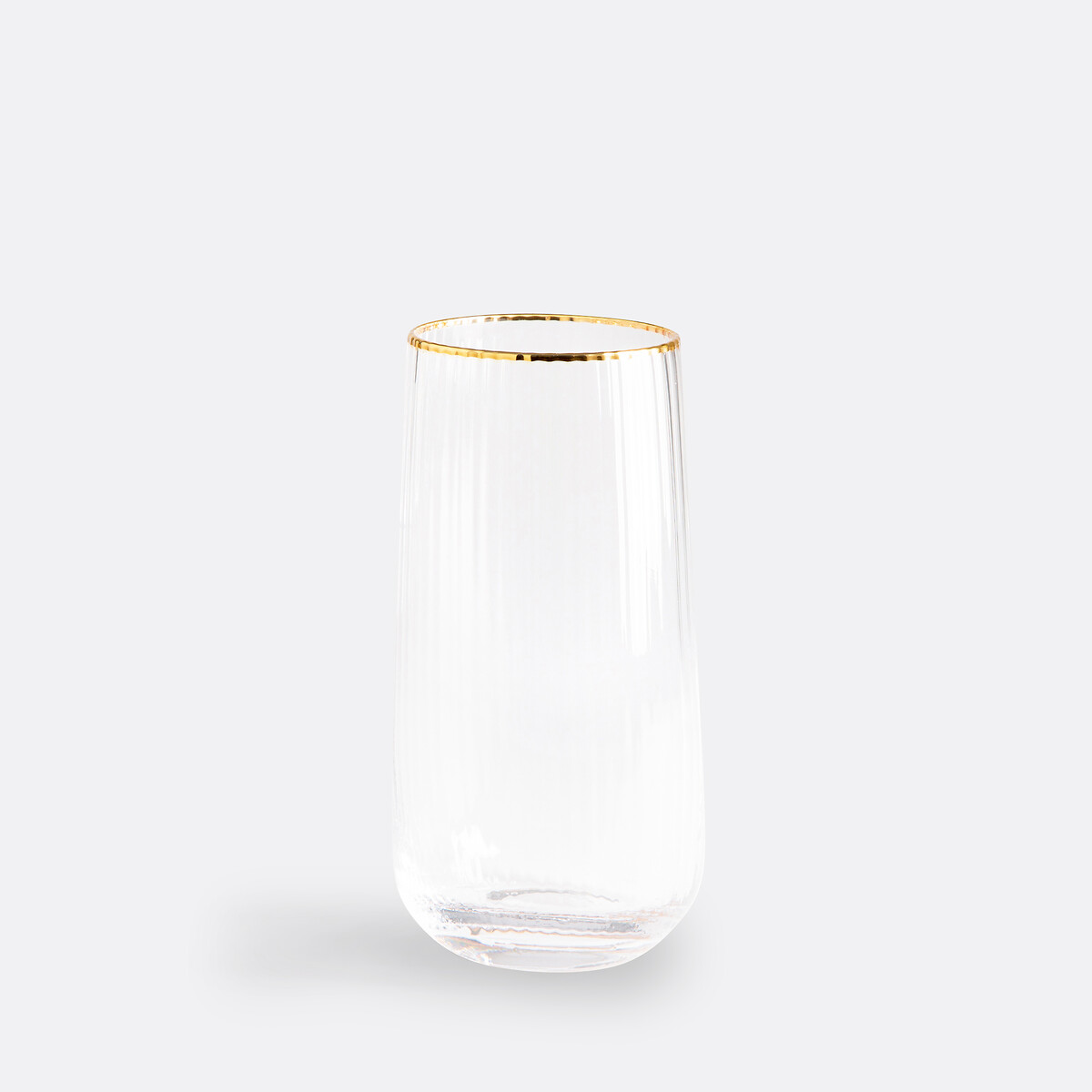 Lot de 4 verres à eau striés Lurik