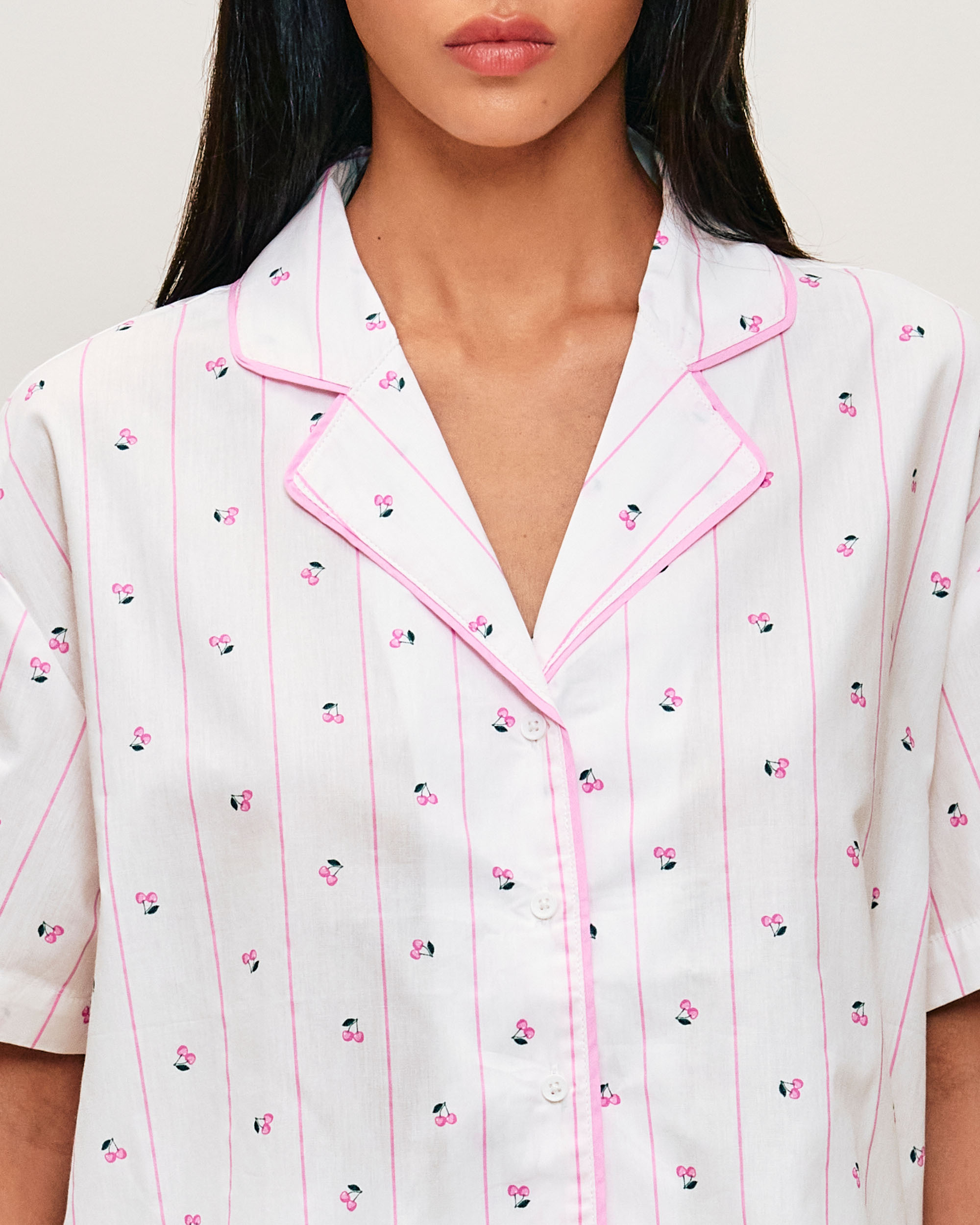 Chemise à manches courtes avec imprimé glaces MULTICREAMLIZ, UNDIZ