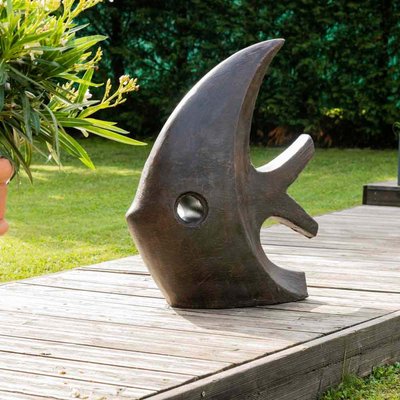 Statue de jardin poisson design 78 cm WANDA COLLECTION