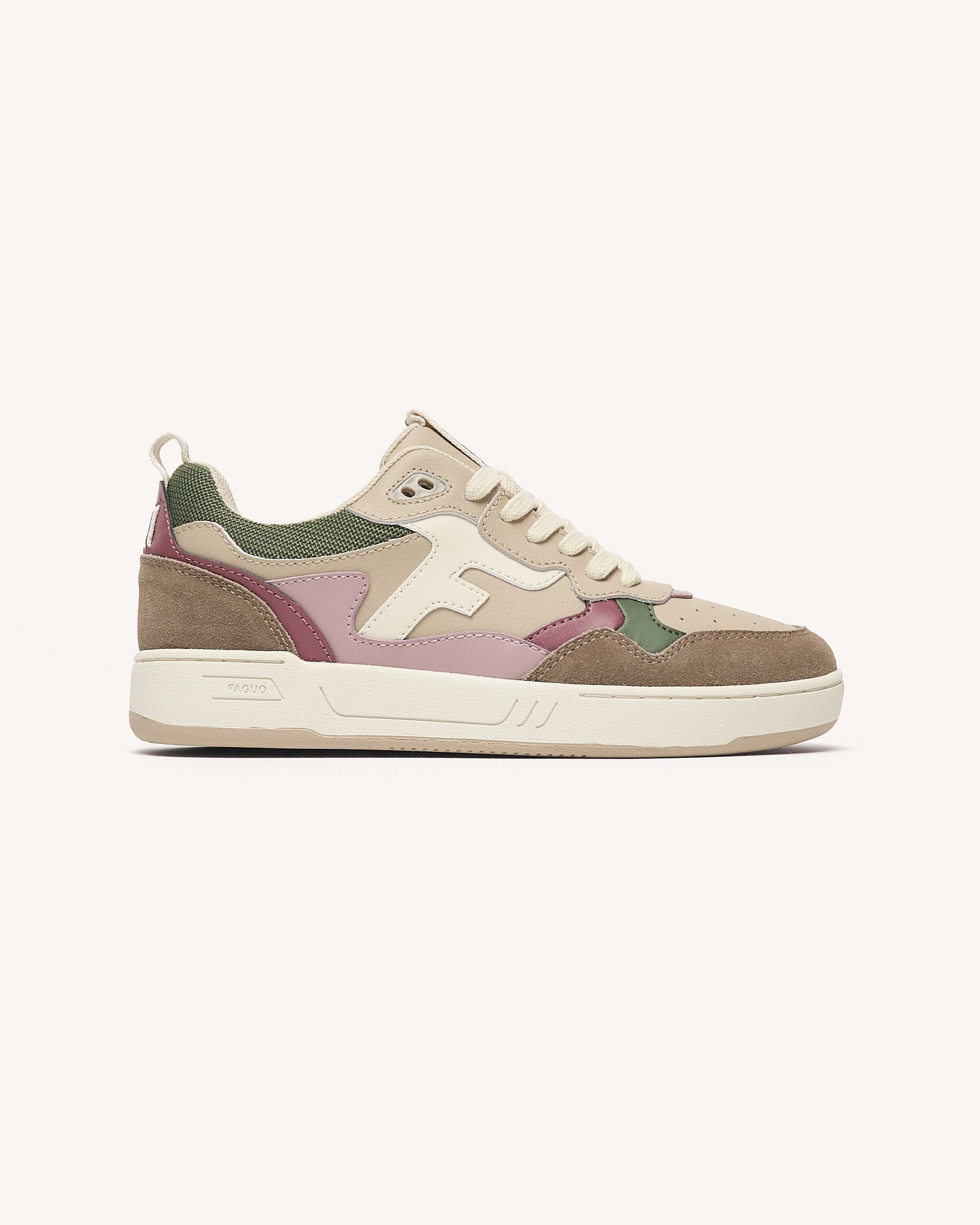 Baskets basses en cuir, FAGUO