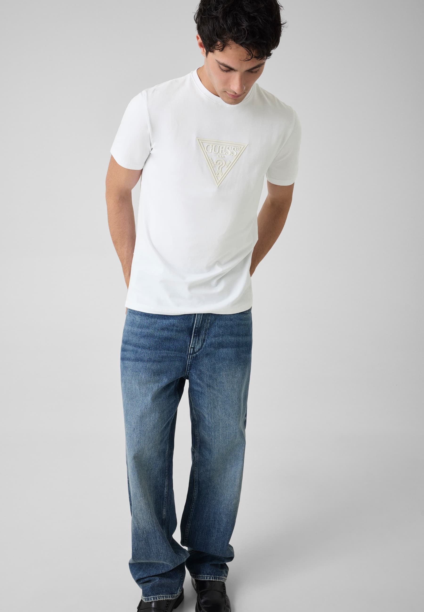 T-Shirt Avec Logo Imprimé, GUESS