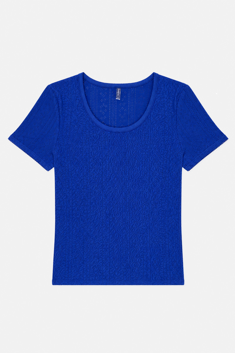 T-shirt ajouré - coton léger, ARMOR-LUX