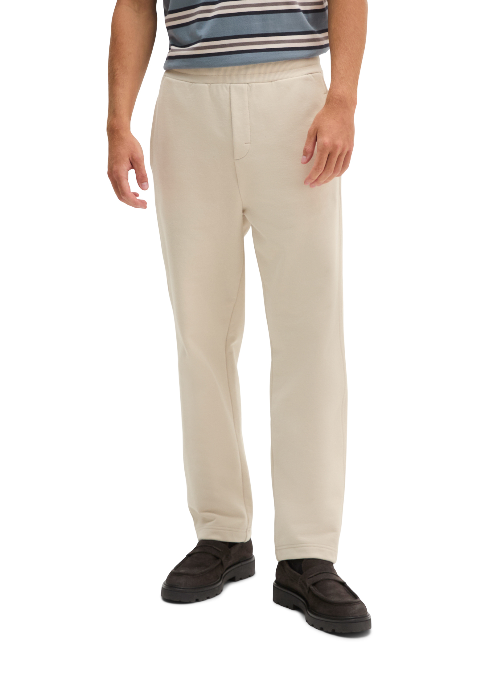 Pantalon de survêtement coupe classique en coton bio régénéré, MARC O'POLO