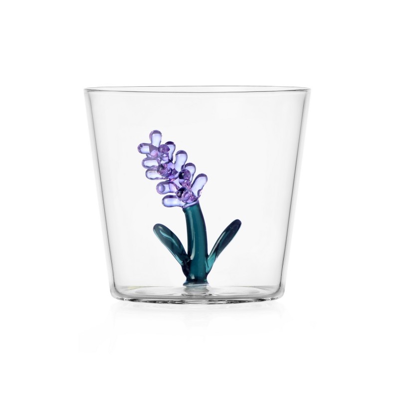 Verre à eau fleur BOTANICA lavender, ICHENDORF