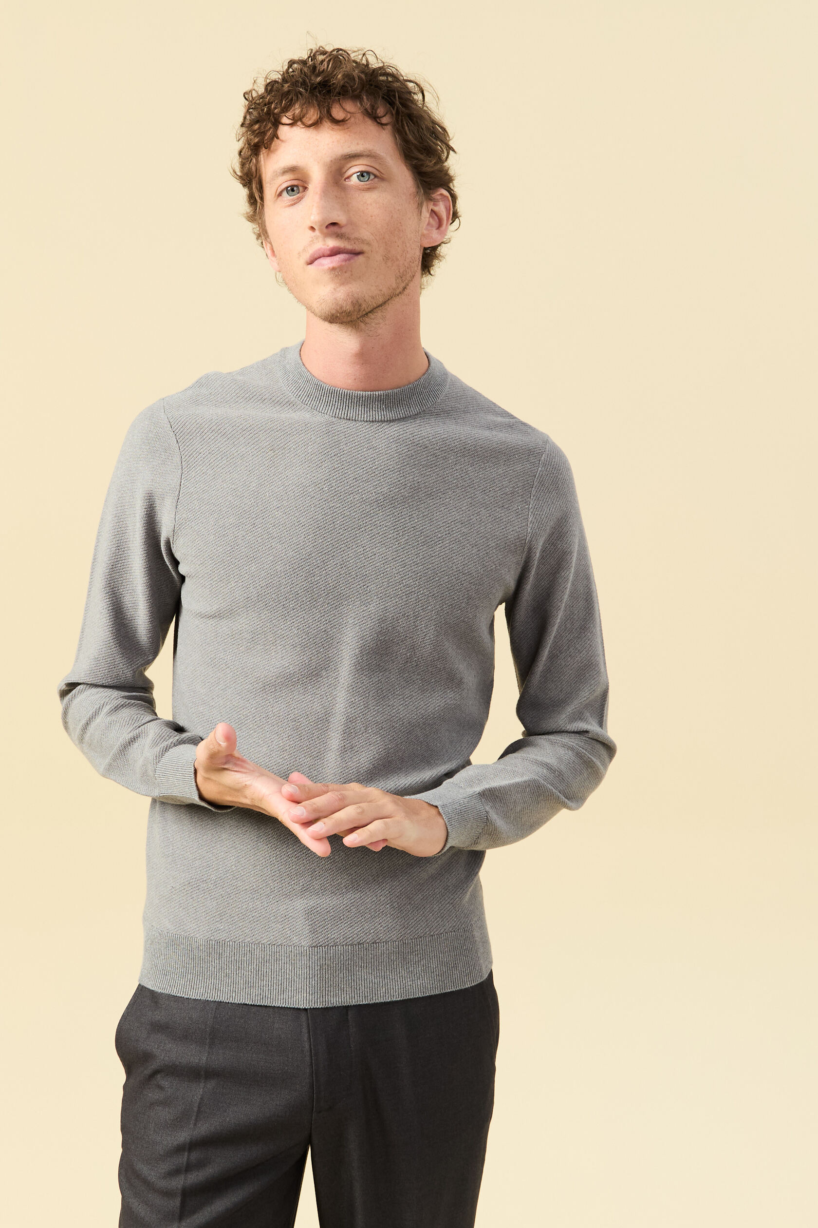 Pull col rond manches longues, BONOBO