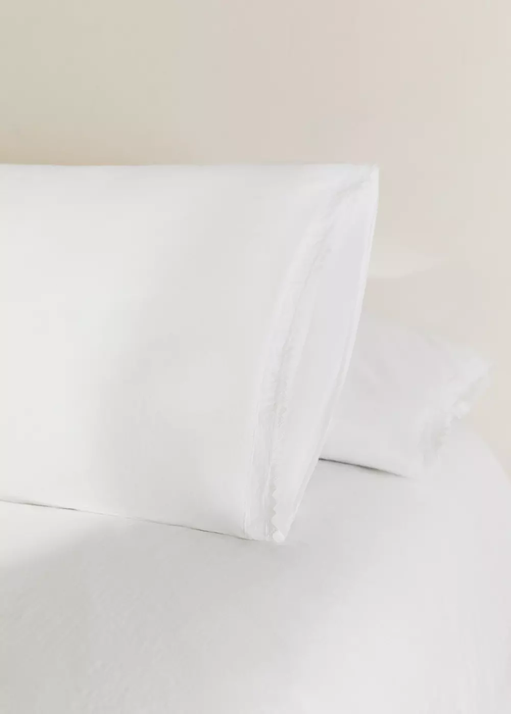 Taie d’oreiller enfant percale garment-washed 50 x 75 cm, MANGO HOME