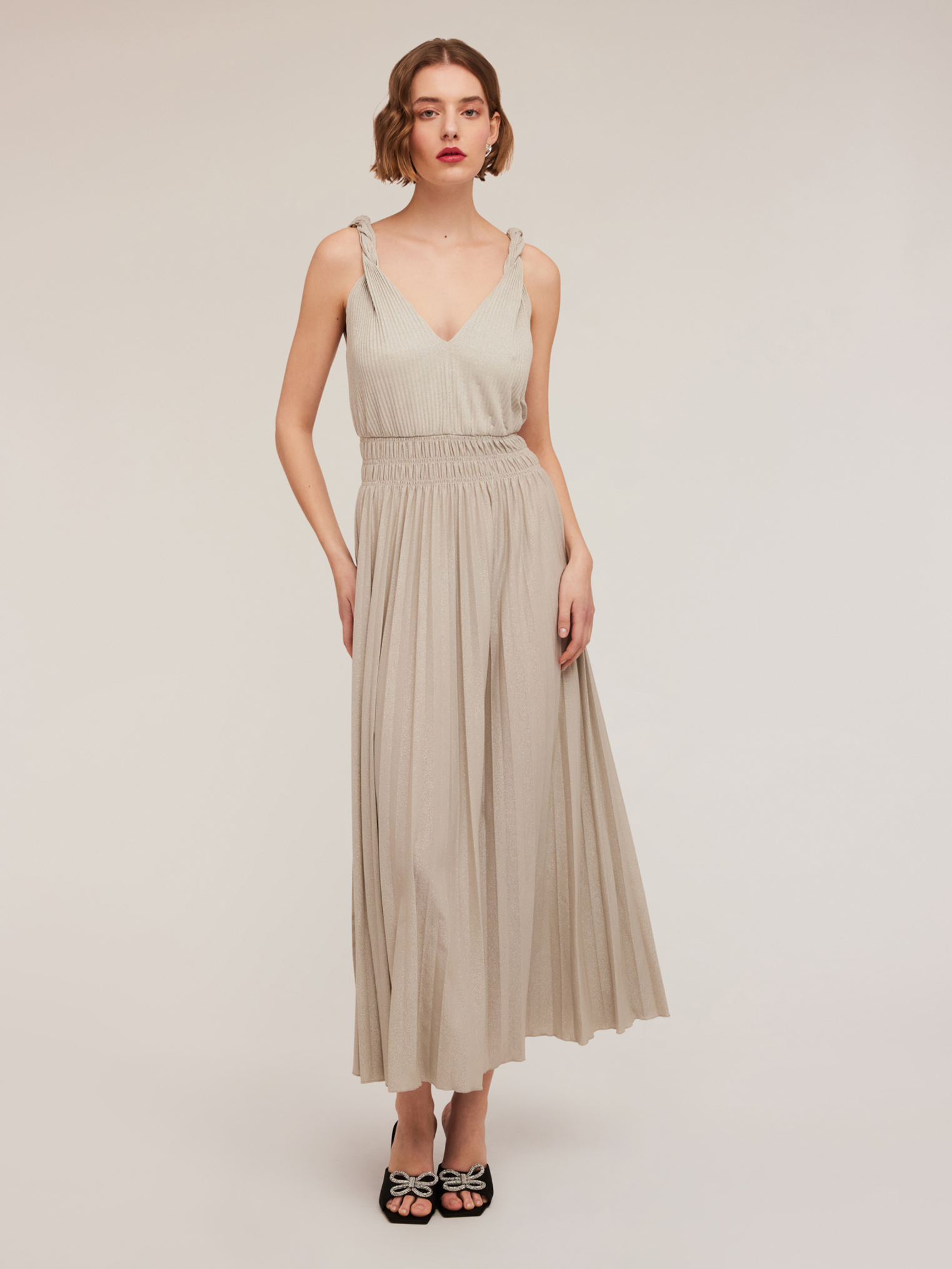Robe longue plissée, MOTIVI