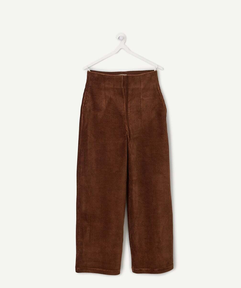 Pantalon large en velours côtelé, TAPE A L'OEIL