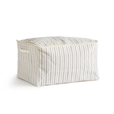 Uzès Striped Cotton XL Storage Bag LA REDOUTE INTERIEURS
