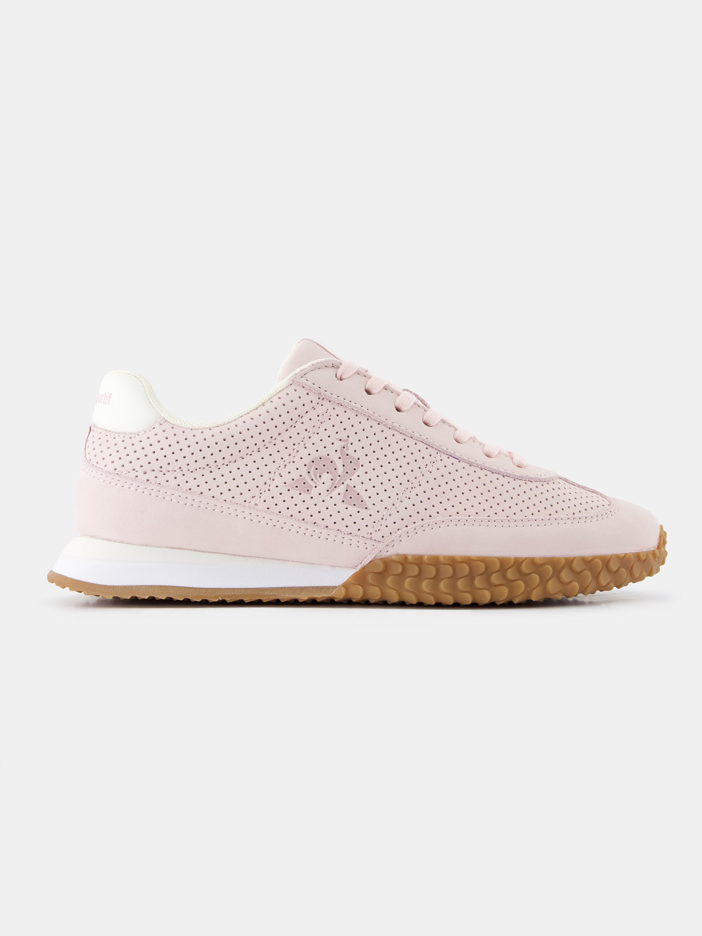 Sneakers rétro-running en nubuck et détails suede Veloce, LE COQ SPORTIF