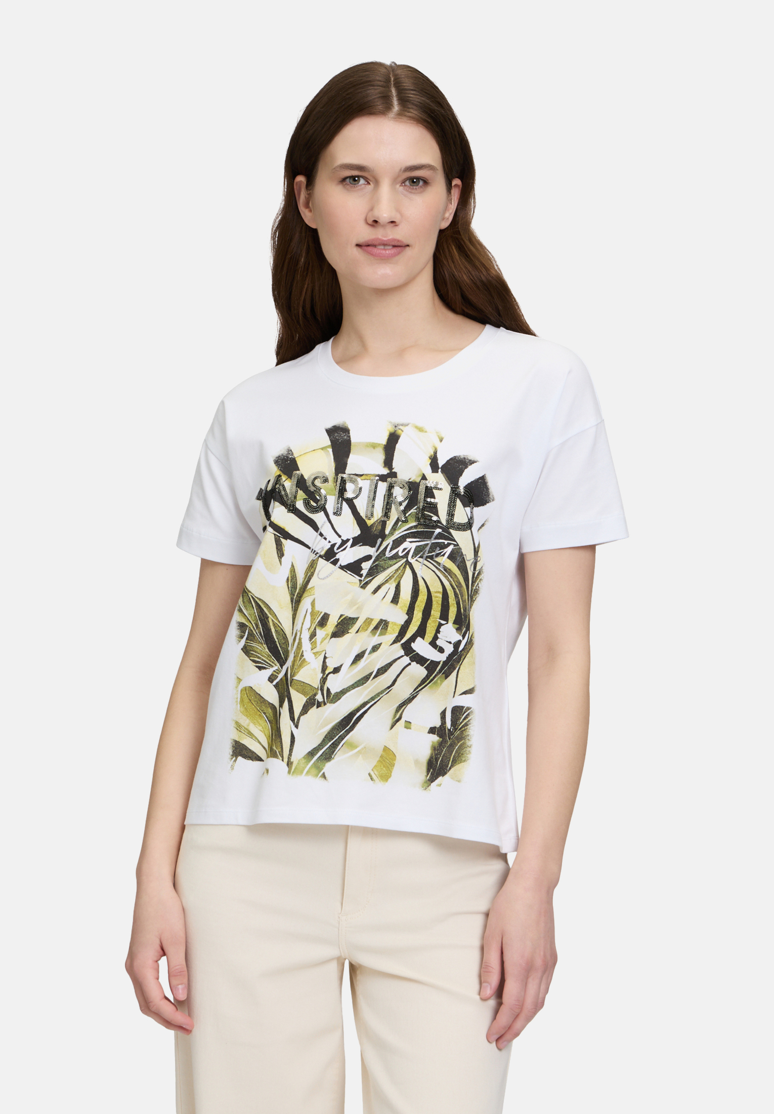 T-shirt basique à impression, BETTY BARCLAY