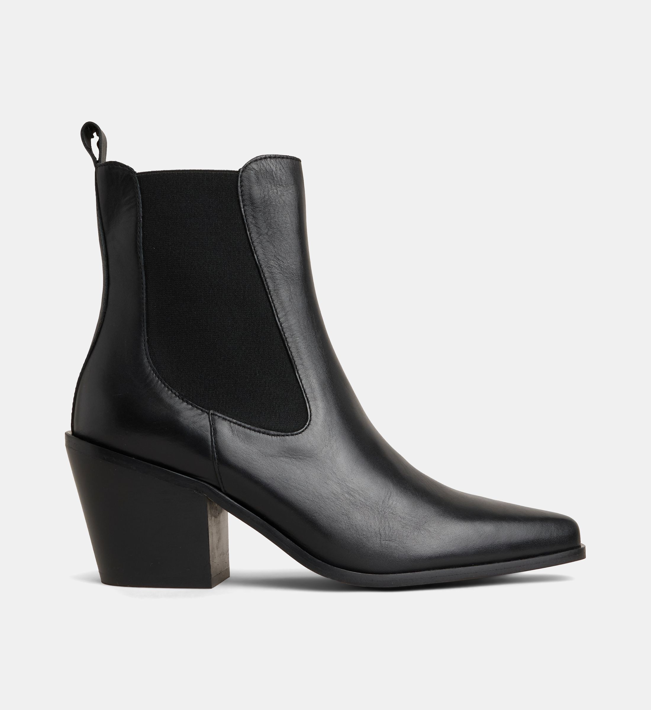 Bottines cecile style western cécile cuir, GALERIES LAFAYETTE