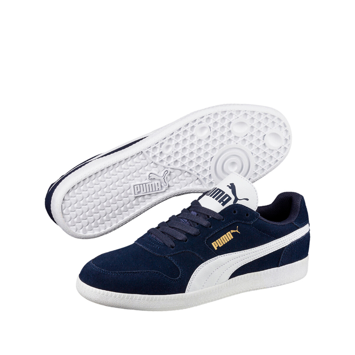 Icra trainer sd suede trainers navy 