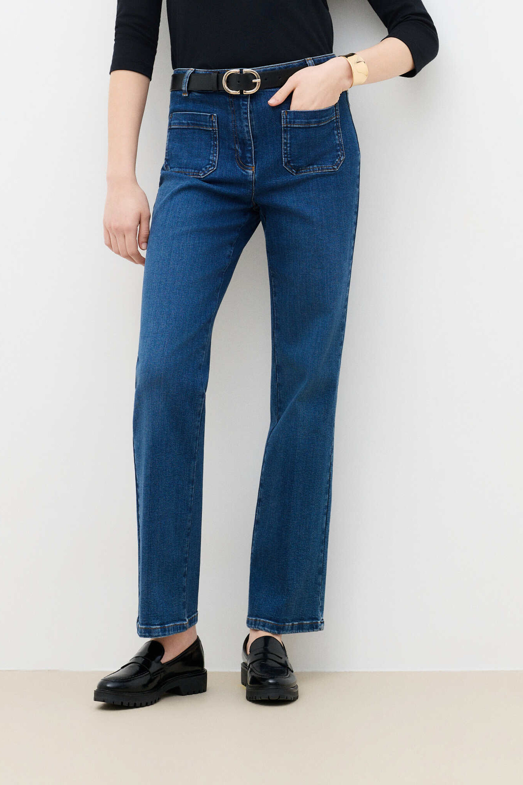 Pantalon coupe droite PELLEY DENIM, CAROLL