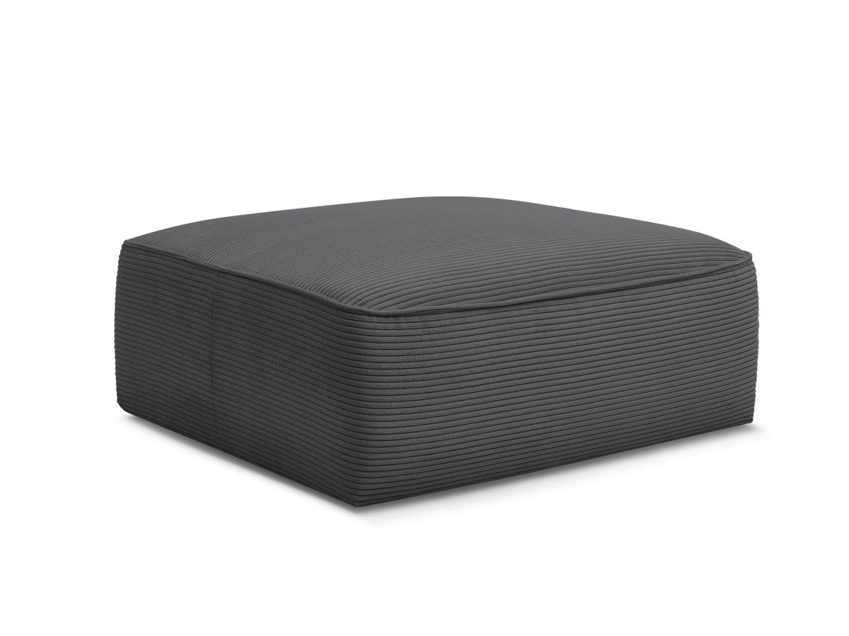 Pouf velours côtelé, LEOPOLD, BOBOCHIC