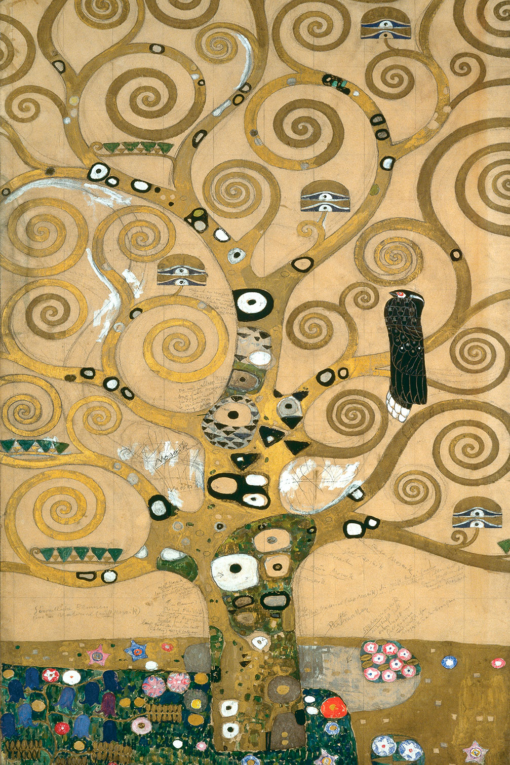 Tableau célèbre L'arbre de vie par Gustav Klimt, HEXOA