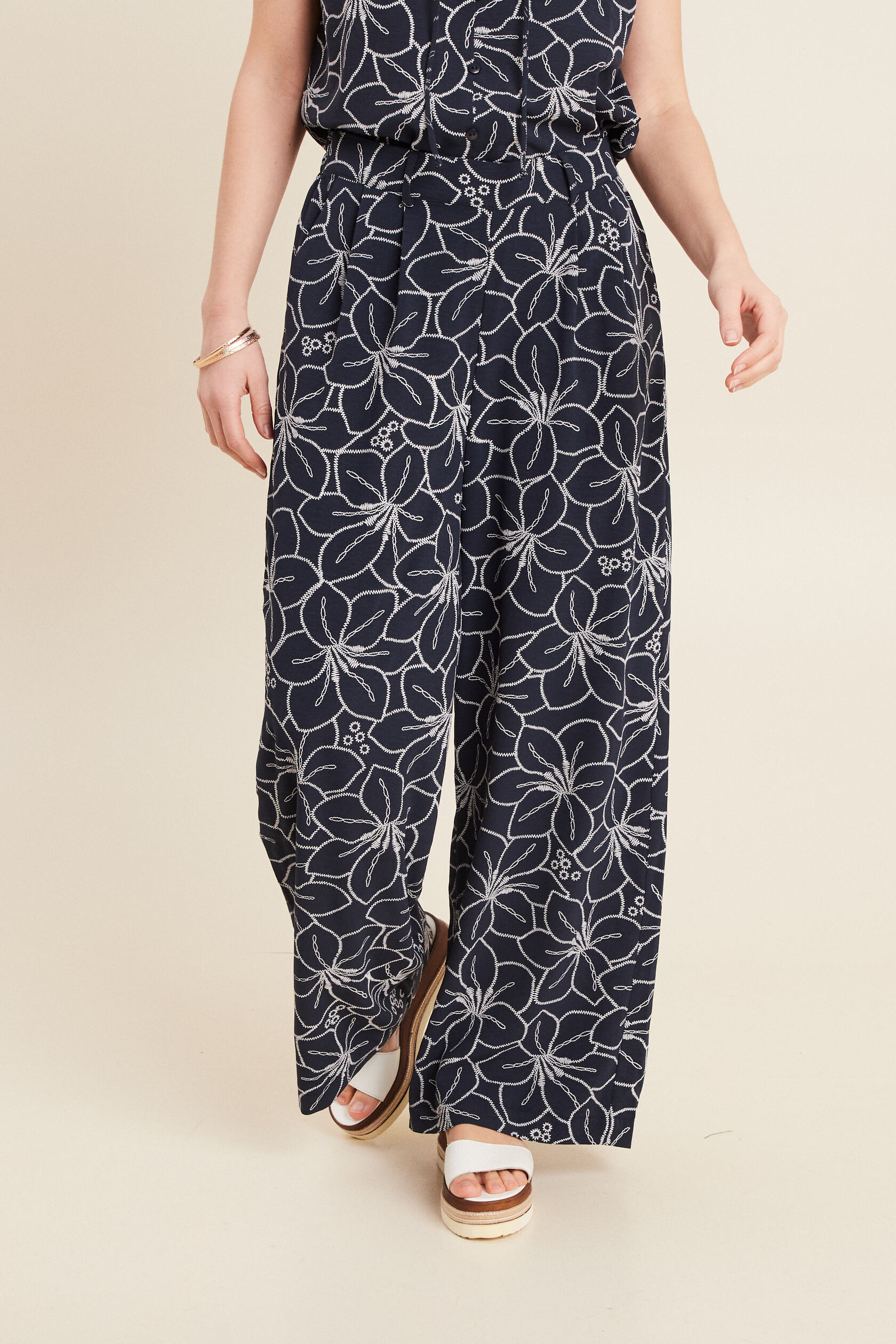 Pantalon large taille haute, BREAL