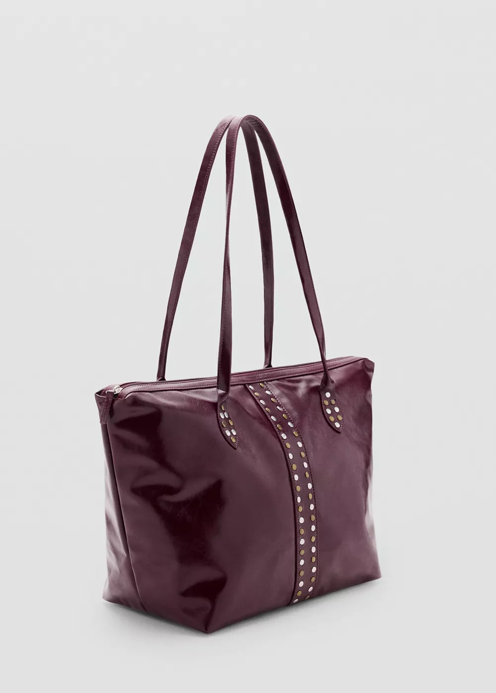 Sac shopper clouté, MANGO TEEN