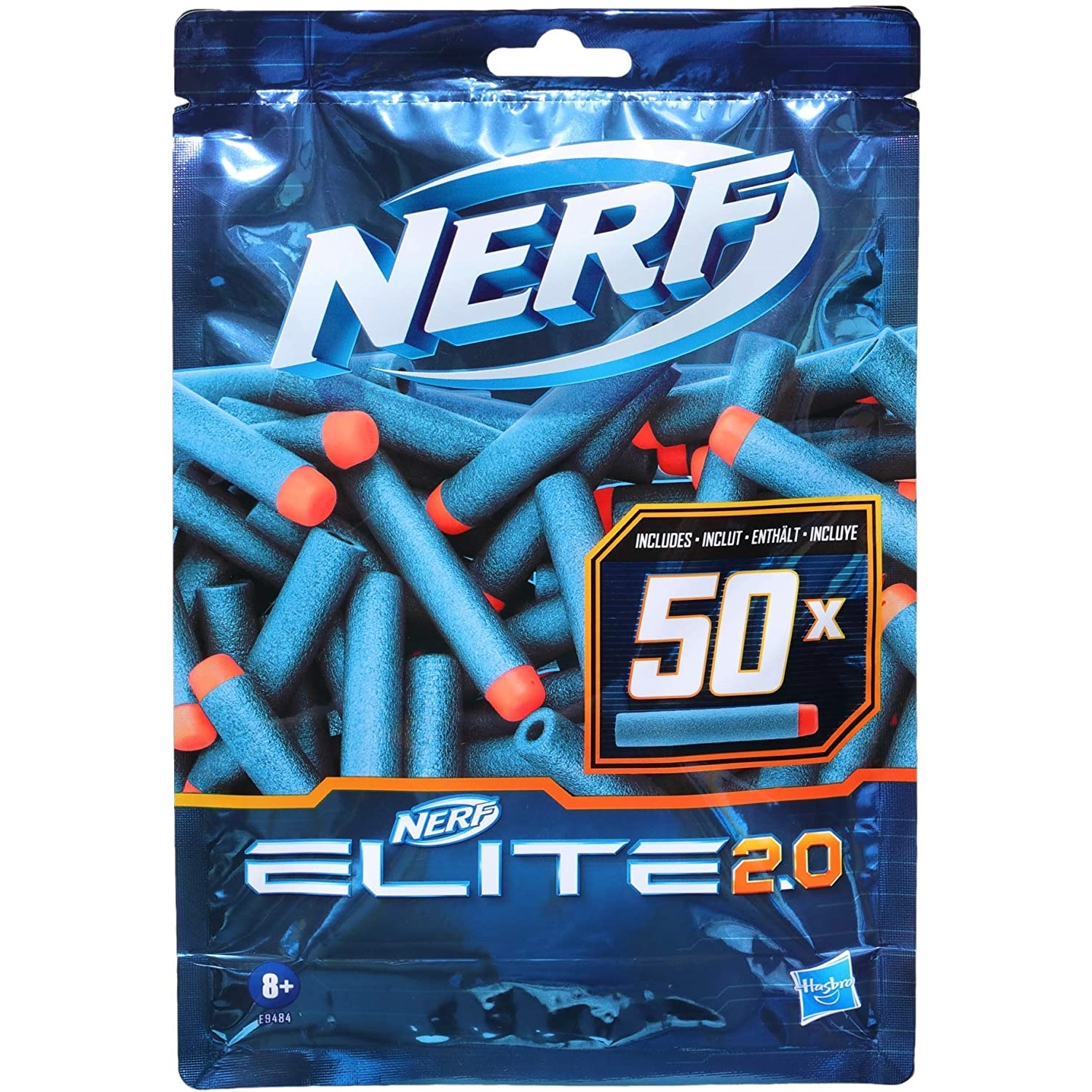 Recharge de 50 fléchettes Nerf Elite 2.0, HASBRO