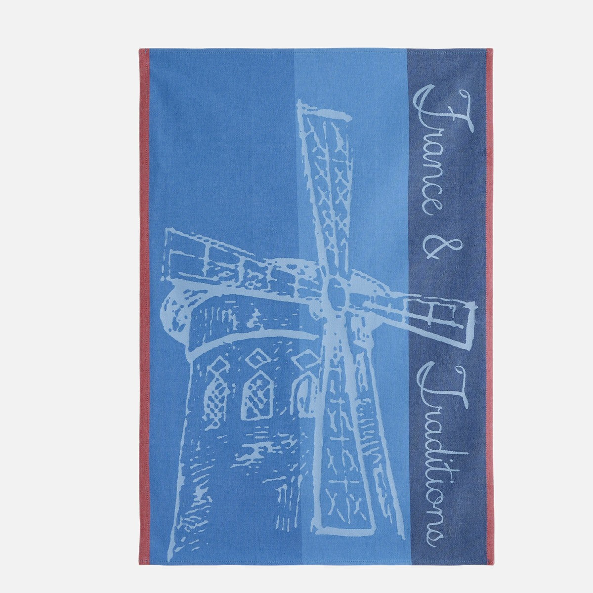 Torchon jacquard en coton MOULIN ROUGE, COUCKE