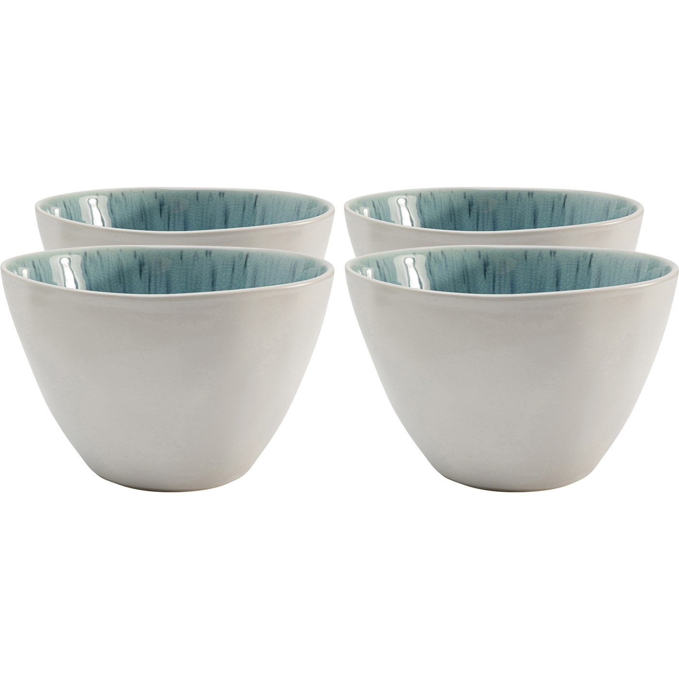 Lot de 4 bols 16cm, MUSTIQUE, KARE DESIGN