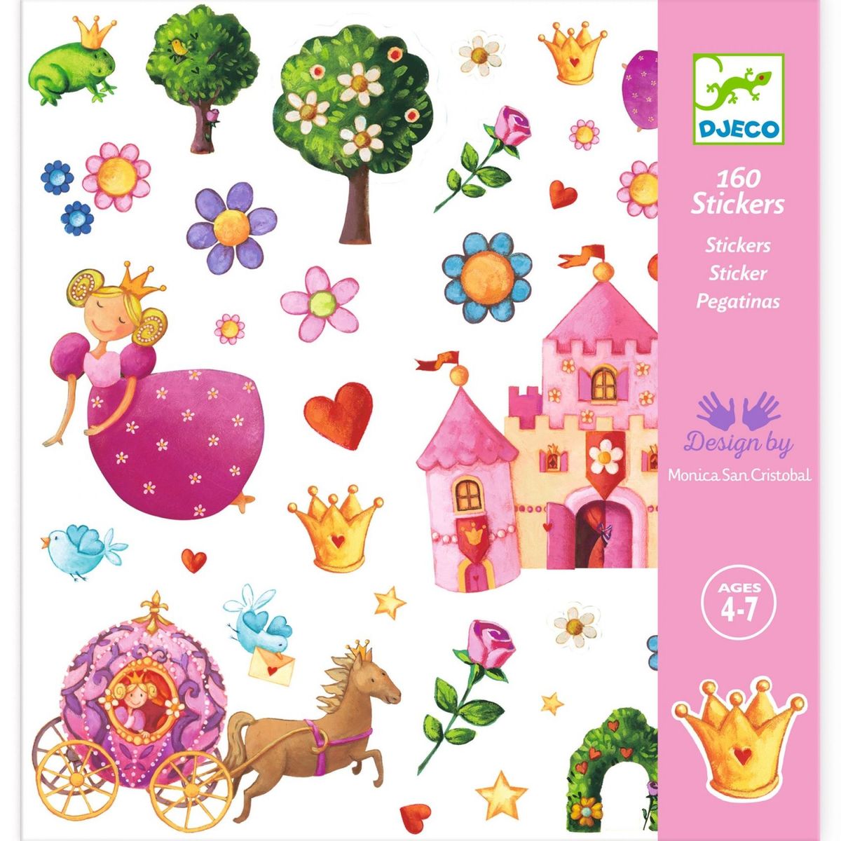 Stickers Princesse Marguerite, DJECO