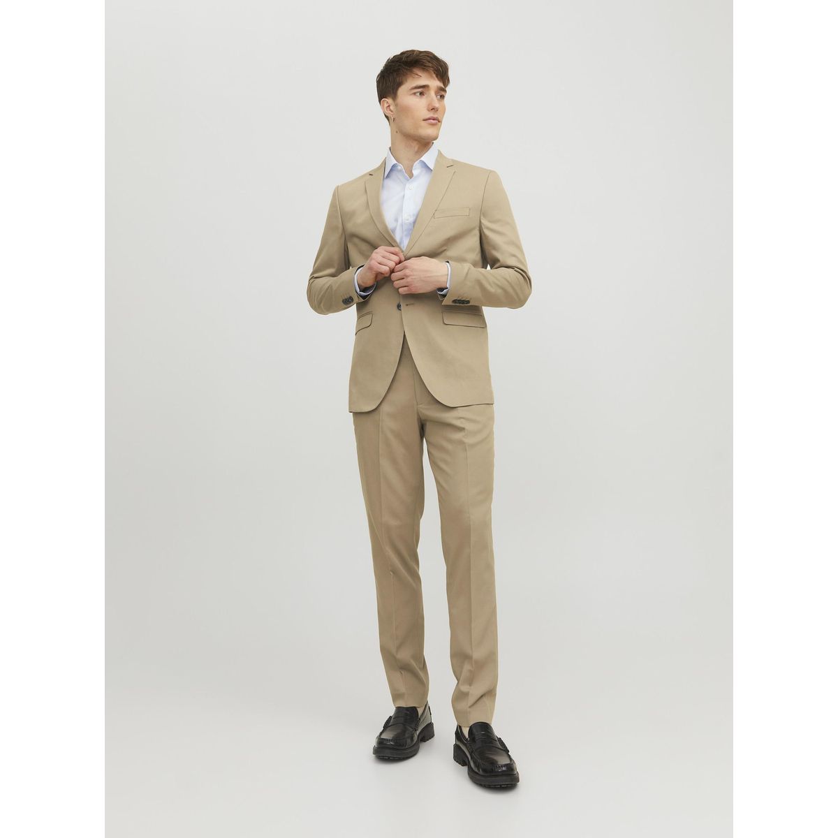 Pantalon costume beige homme La Redoute