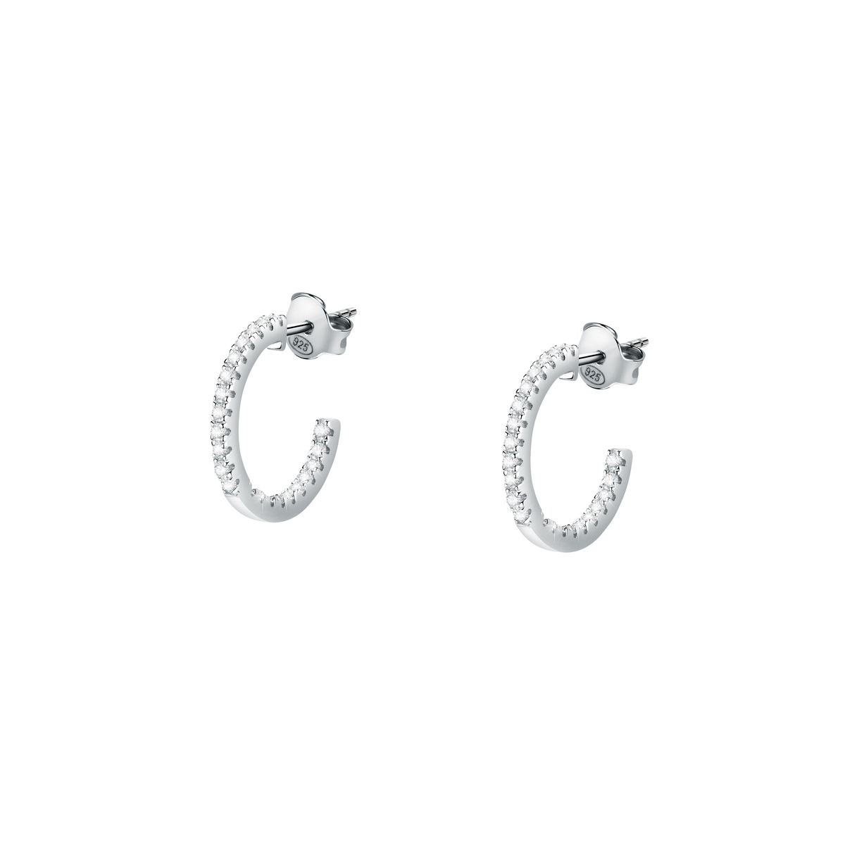 Boucles d'oreilles en argent 925 CREOLE, BLUESPIRIT