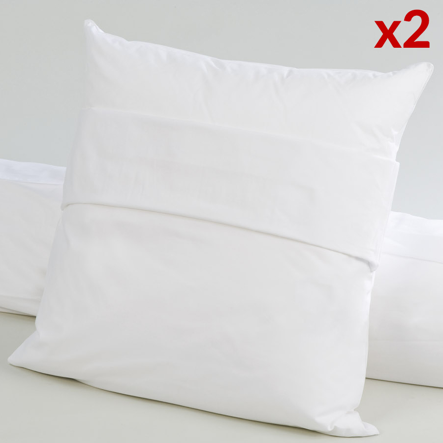Lot de 2 Protège Oreillers Absorbants - Molleton de Coton Bio, DODO
